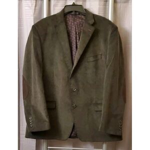 CHAPS Mens Size 46 R‎ Brown Notch Collar Cotton Corduroy Sport Jacket Blazer